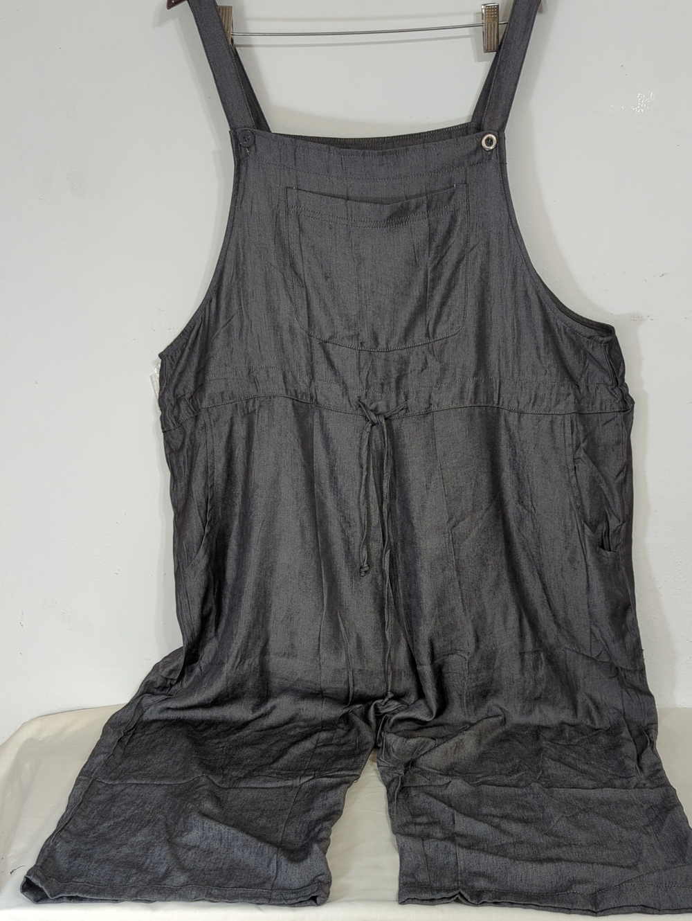 Lularoe Juliet Jumpsuit/Rompler Chambray Collection Charcoal XL New Without Tag